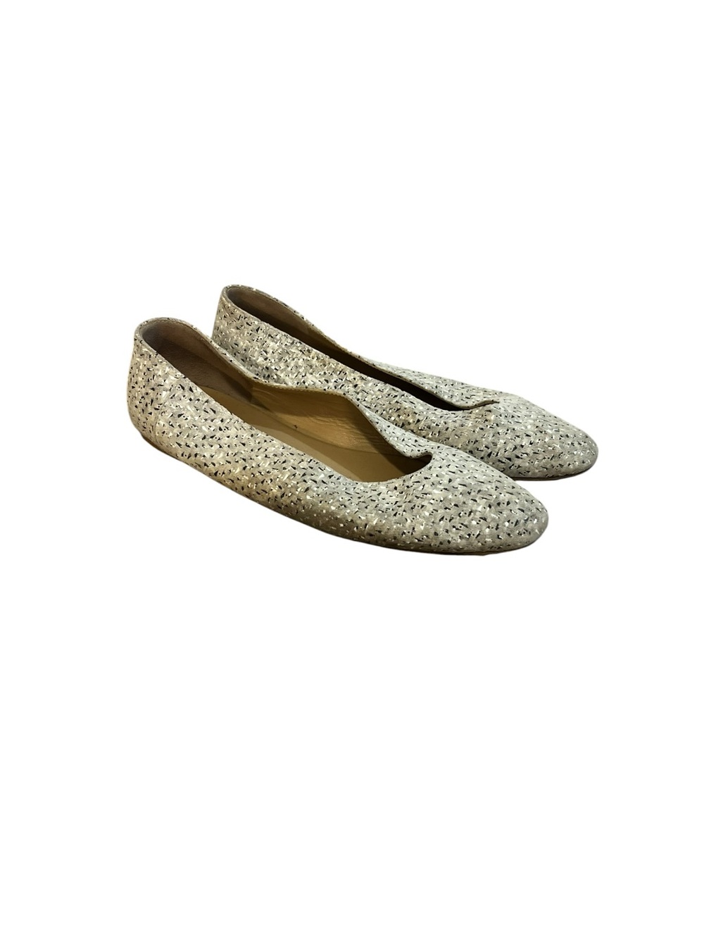 A. Solani Leather Ballet Flats Women’s 38 Well Worn